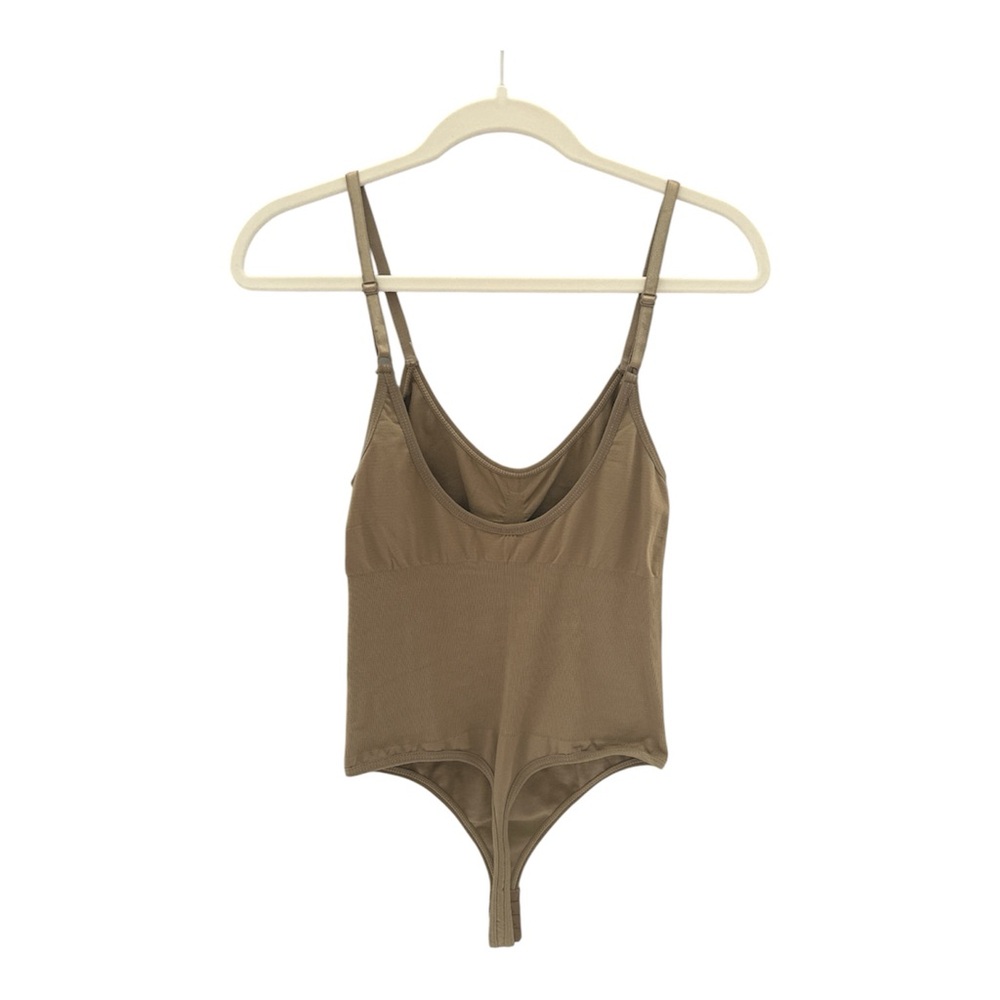 Women's Khaki Thong Bodysuit XL - Picture 6 of 7